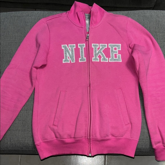 Nike Sweaters - Nike Vibrant Pink Full-Zip Jacket